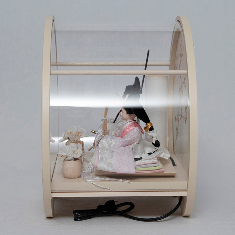 雪乃 (ゆきの) 親王ケース飾り w63074