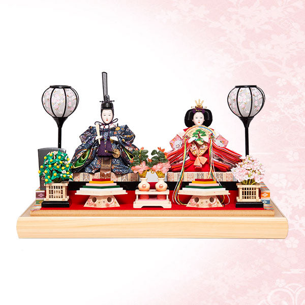 ひのき 親王ケース飾り w93081