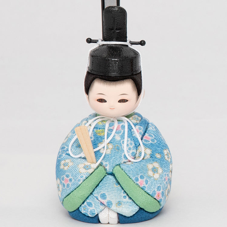 ここひめ 木目込み親王飾り 吊るし飾り付き w13161