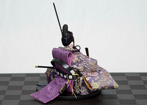 紫苑 親王平飾り w03063