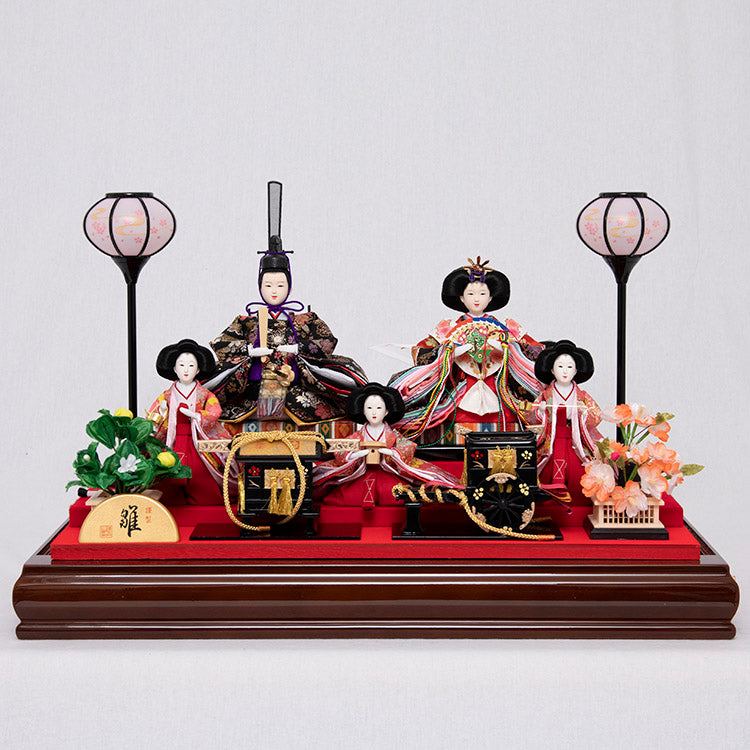 春香 五人ケース飾り w73205