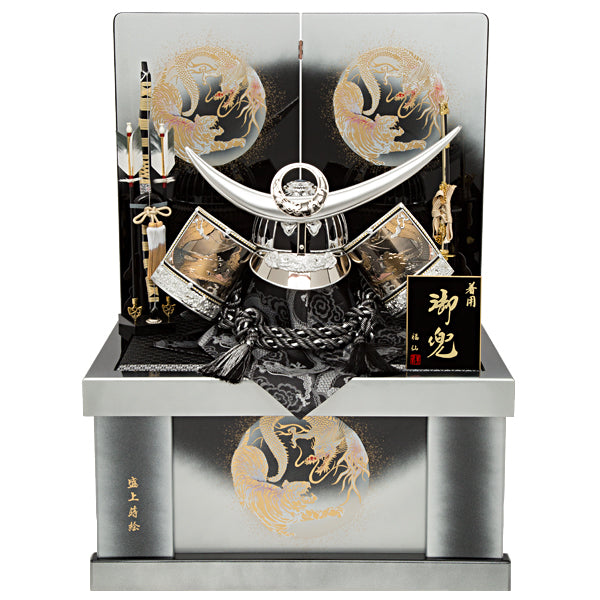 徳川上杉二武将 sw65040 着用兜収納飾り