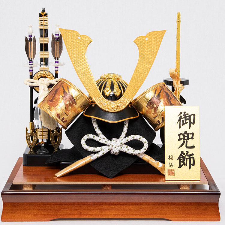 黄金長鍬 兜ケース飾り sw15059