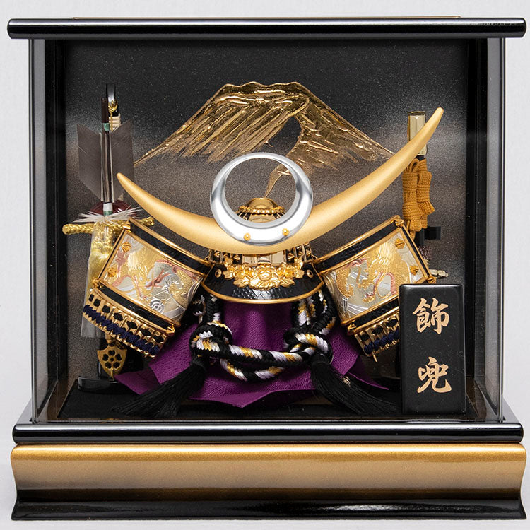 上杉金富士 兜ケース飾り sw15066