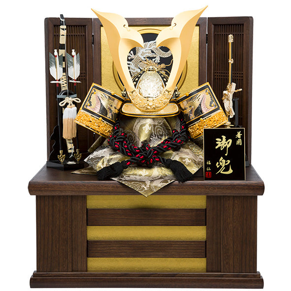 金鍬形円龍着用収納 sw55225