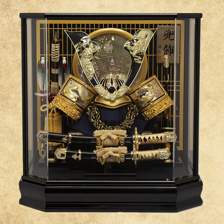 武士の兜 ▪️ ケース付き 聖剣 兜ケース飾り sw95122 – 福仙