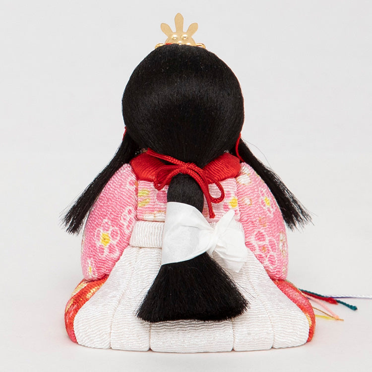 ここひめ 木目込み親王飾り 吊るし飾り付き w13161