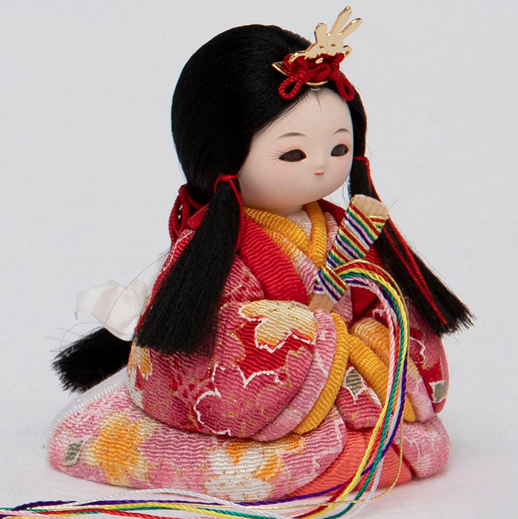 ここひめ 木目込み五人飾り w13178