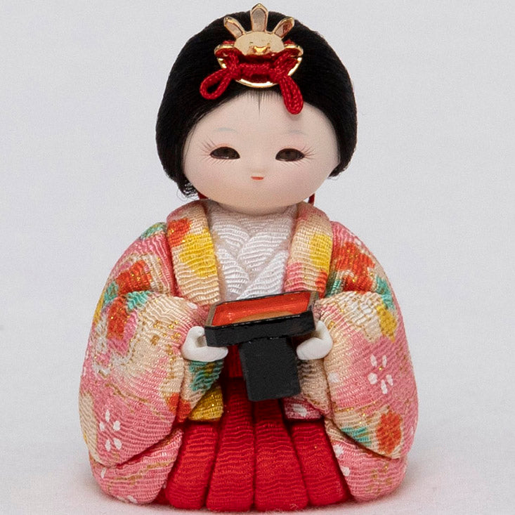 ここひめ 木目込み五人飾り w13178