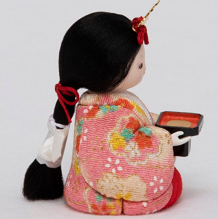 ここひめ 木目込み五人飾り w13178