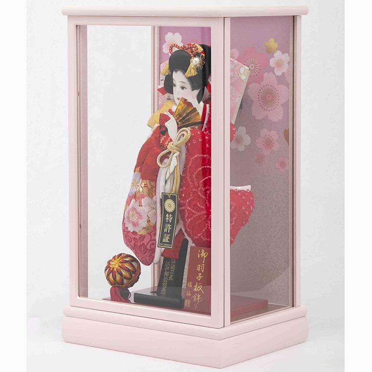 羽子板ケース飾り 初春 W-01045