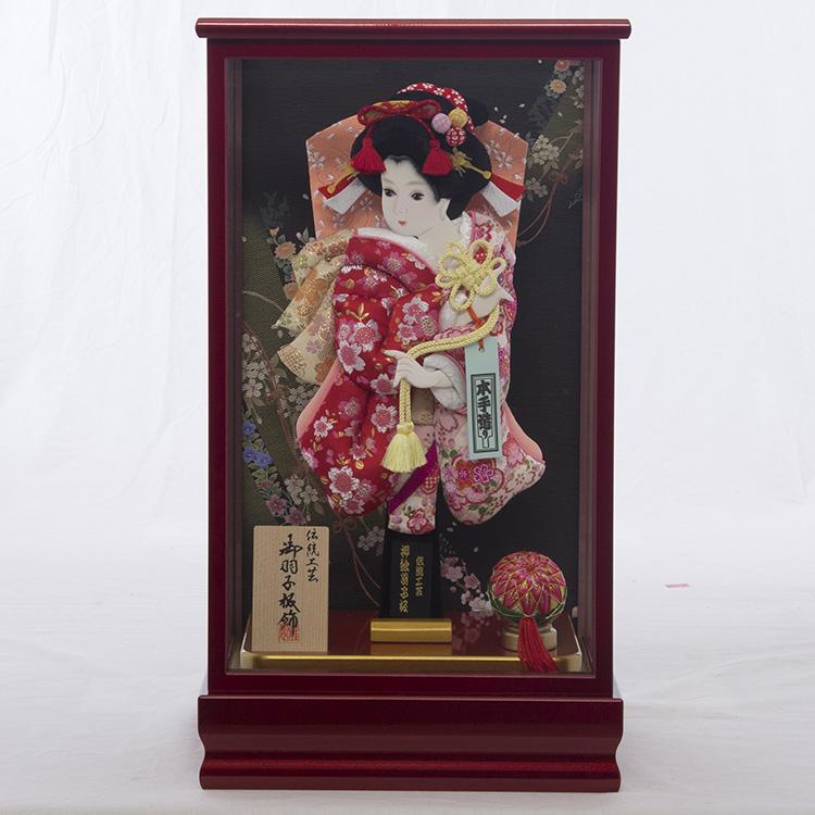 羽子板ケース飾り 紅彩 W-61035