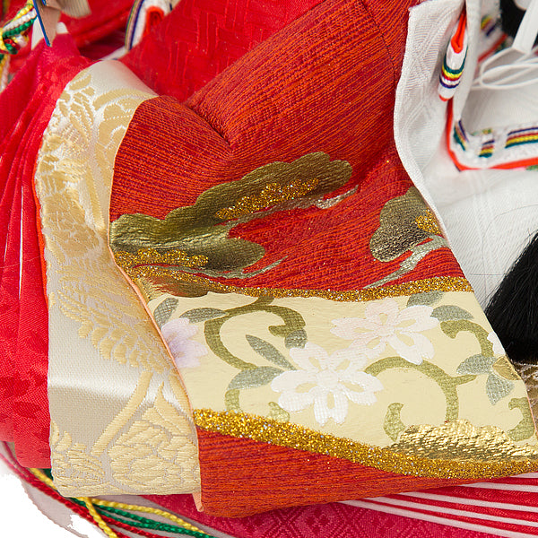 平安雛 三段収納飾り w53115