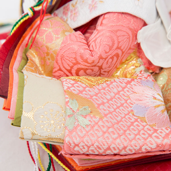 さくらと手毬 親王収納飾り w63022