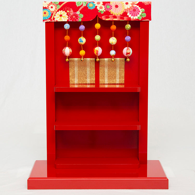 つるし飾り台わらべ雛10人揃い 1-659