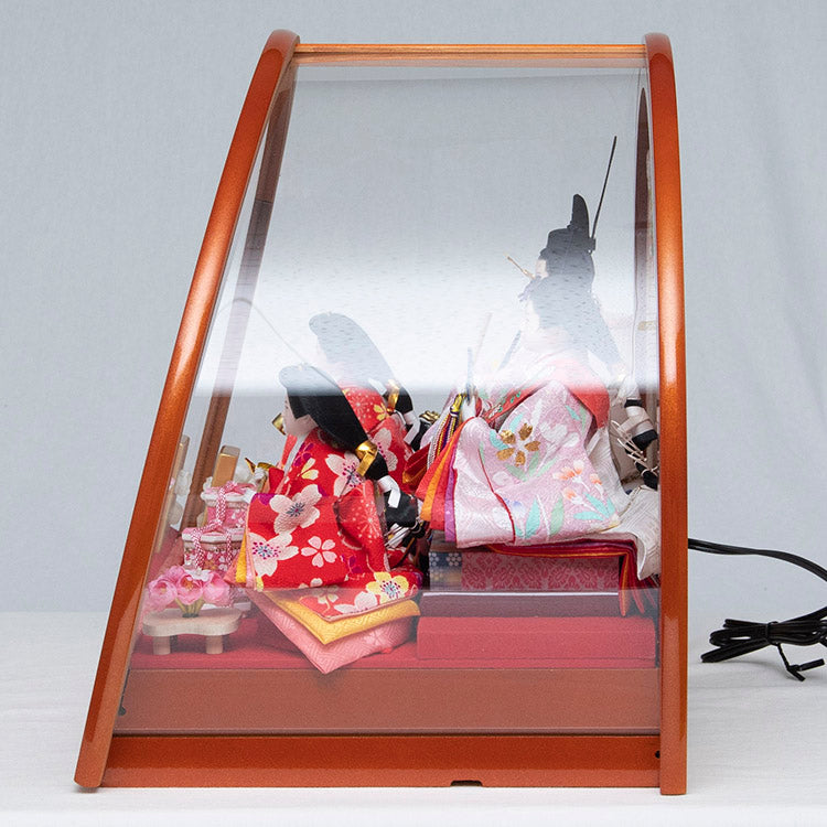 ひなた 五人ケース飾り w23078