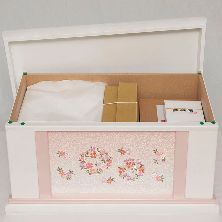 白桃香 親王収納飾り w23016