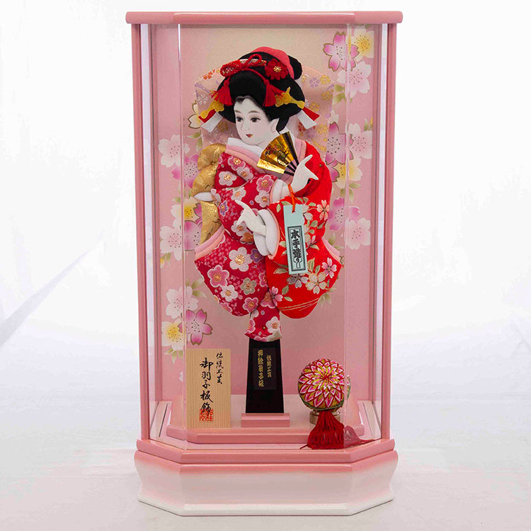 羽子板ケース飾り　桃姫　W-81040