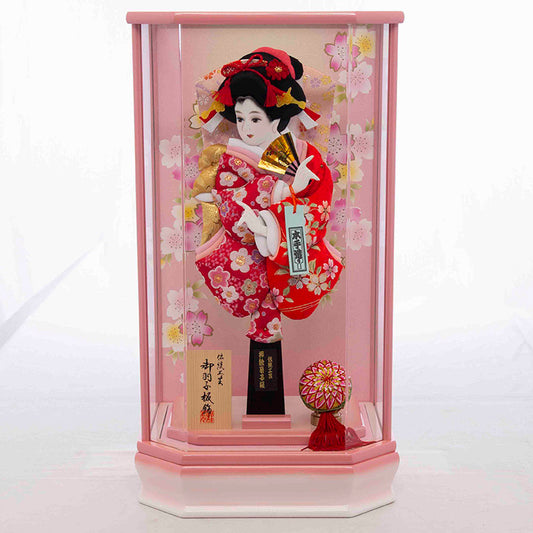 羽子板ケース飾り　桃姫　W-81040