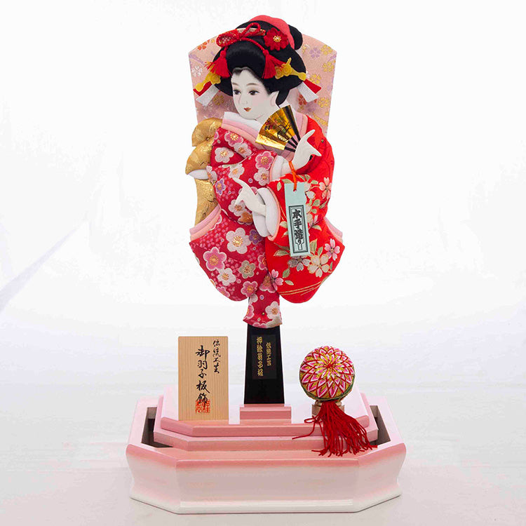 羽子板ケース飾り　桃姫　W-81040