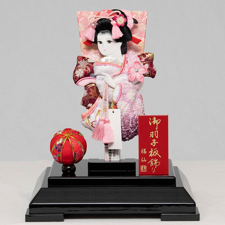 羽子板ケース飾り　舞桜　W-21036