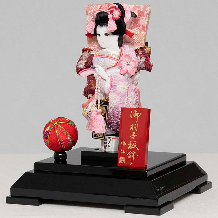 羽子板ケース飾り　舞桜　W-21036