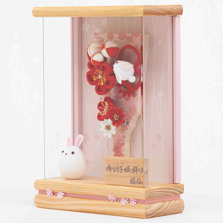 羽子板ケース飾り　るる（髪飾り付）　W-31028