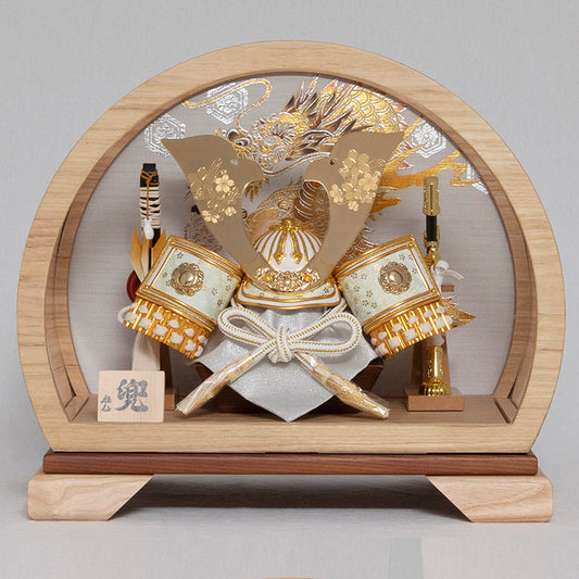 桜花鍬形 兜ケース飾り sw45094