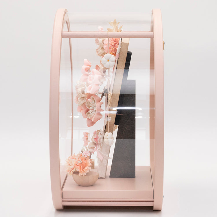 羽子板ケース飾り　もも桜　W-51095