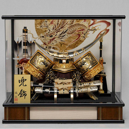 仁徳　兜ケース飾り　sw55130