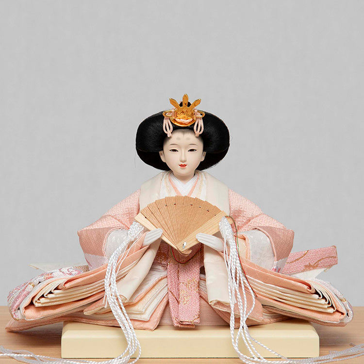 「花-hana-」　（灯り付き）　親王収納飾り　w63012