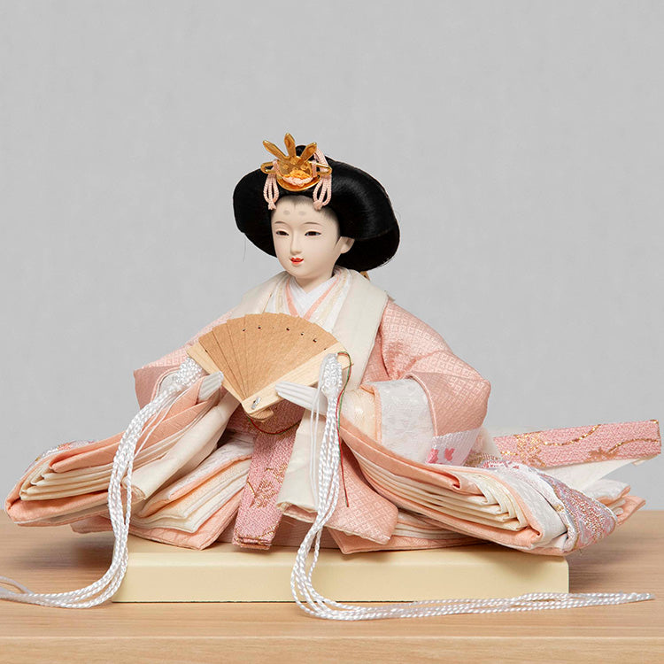 「花-hana-」　（灯り付き）　親王収納飾り　w63012