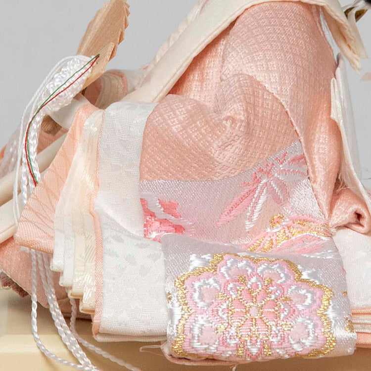 「花-hana-」　（灯り付き）　親王収納飾り　w63012