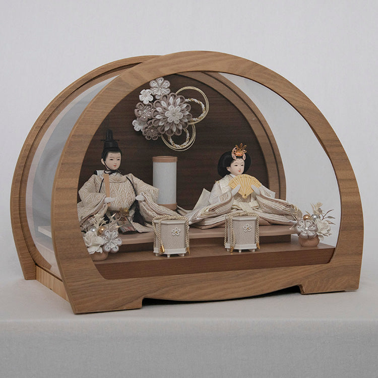 星花　親王ケース飾り　w63104