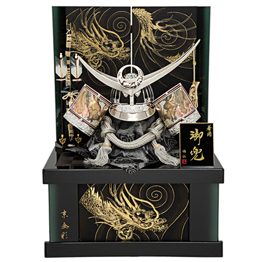 銀龍景虎 sw65033 着用兜収納飾り