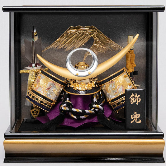上杉金富士 兜ケース飾り sw15066