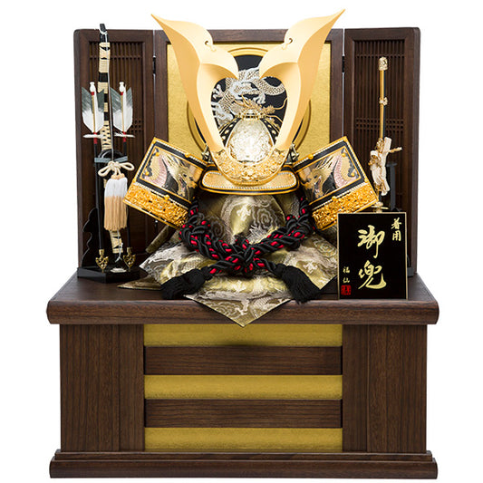 金鍬形円龍着用収納 sw55225