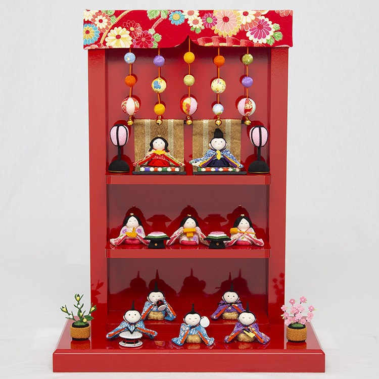 つるし飾り台わらべ雛10人揃い 1-659 - 福仙｜雛人形、五月人形、鯉のぼりの専門店